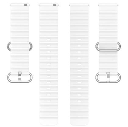 Imagem de Pulseira Silicone Oceano Pinos Engate Rápido Para Relógio