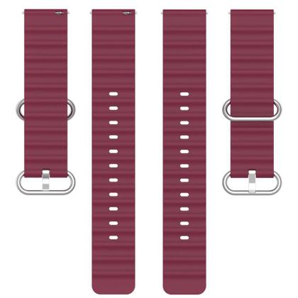 Imagem de Pulseira Silicone Oceano Pinos Engate Rápido Para Relógio