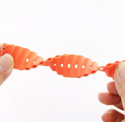 Imagem de Pulseira Silicone Oceano Pinos Engate Rápido Para Relógio