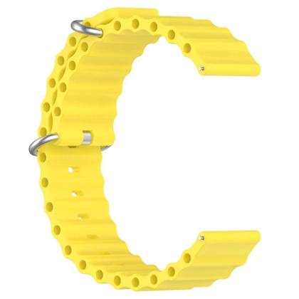 Imagem de Pulseira Silicone Oceano Pinos Engate Rápido Para Relógio