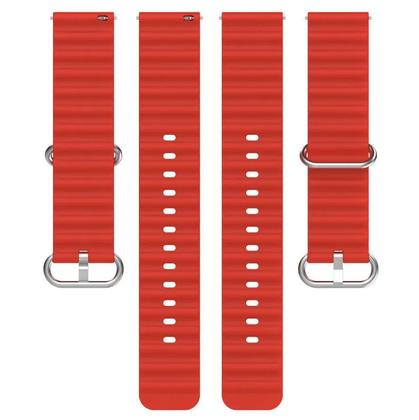 Imagem de Pulseira Silicone Oceano Pinos Engate Rápido Para Relógio