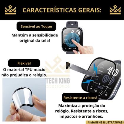 Imagem de Pulseira silicone + pel. anti riscos para Amazfit Bip 6 2025