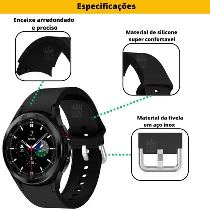 Imagem de Pulseira Silicone Redge Para Galaxy Watch4 Classic 46mm R890