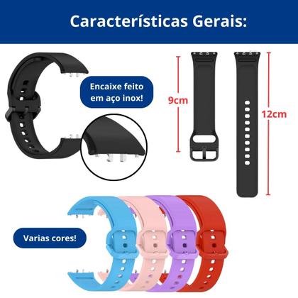 Imagem de Pulseira Silicone Sport compativel com Galaxy Fit3