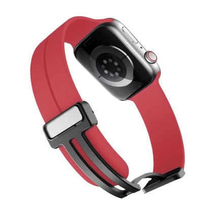 Imagem de Pulseira Sport Fecho Magnético Deployant Compatível com AppleWatch Series 1 2 3 4 5 6 SE 7 8 Ultra