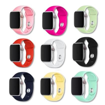 Imagem de Pulseira Sport Lisa Silicone relógio Smartwatch 45 a 49mm