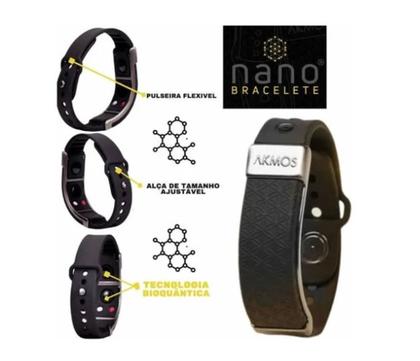 Imagem de Pulseira Terapia Magnetica Nano Bracelete Akmos.