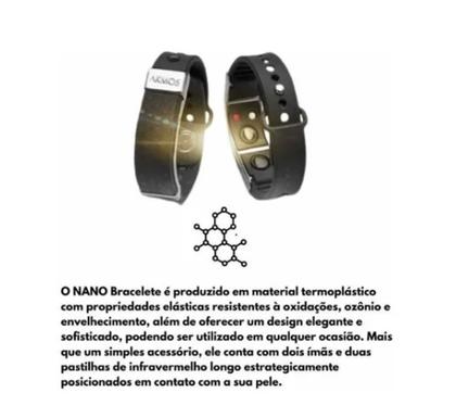 Imagem de Pulseira Terapia Magnetica Nano Bracelete Akmos.