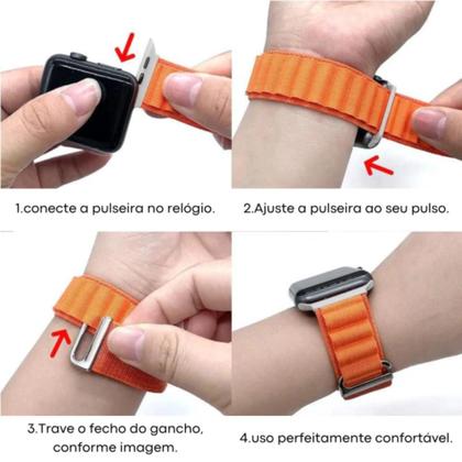 Imagem de Pulseira Ultra Alpine Loop Para Applewatch 42mm a 49mm