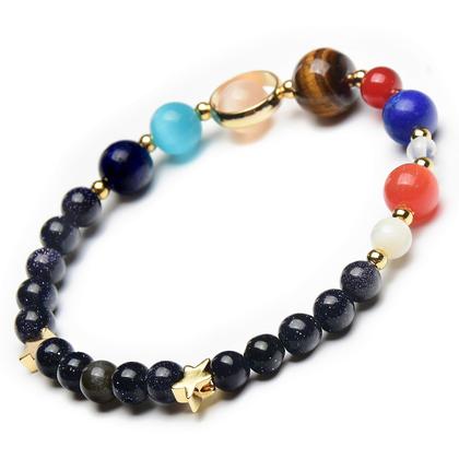 Imagem de Pulseira West Coast Jewelry Solar System Sandstone Beaded