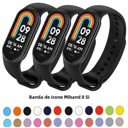 Imagem de Pulseira Xiaomi Mi Band 8 NFC - Pulseira de Silicone à Prova d'Água