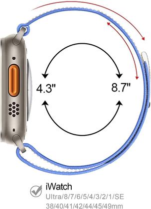 Imagem de Pulseiras 4 Alpine Trail Loop Compatível com Apple Watch Band 42mm 44mm 45mm 49mm