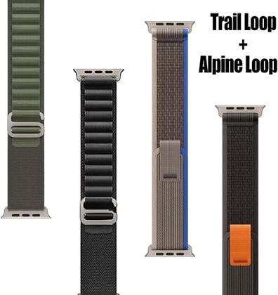 Imagem de Pulseiras 4 Alpine Trail Loop Compatível com Watch Band 42mm 44mm 45mm 49mm