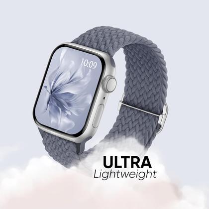Imagem de Pulseiras elásticas trançadas compatíveis com Apple Watch 38-49 mm