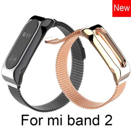 Imagem de Pulseiras em Aço/inox / Metal  NSmart compatíveis com Mi Band 2