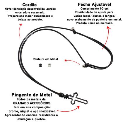 Imagem de Pulseiras Masculinas Kit C/04 PAI NOSSO + 2 Colares Top de Linha