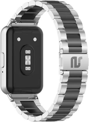 Imagem de Pulseiras NSmart magnética em aço metal inoxidável 3 elos compativeis com Samgung Galaxy Fit3