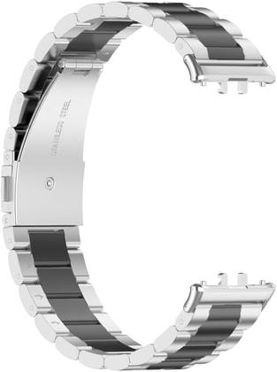 Imagem de Pulseiras NSmart magnética em aço metal inoxidável 3 elos compativeis com Samgung Galaxy Fit3