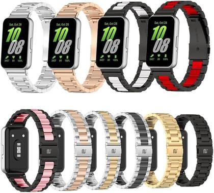 Imagem de Pulseiras NSmart magnética em aço metal inoxidável 3 elos compativeis com Samgung Galaxy Fit3