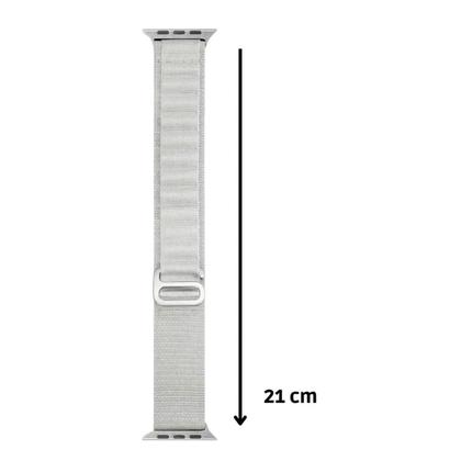 Imagem de Pulseiras Nylon Loop Alpine Para Watch 42mm Á 49mm Cor branco