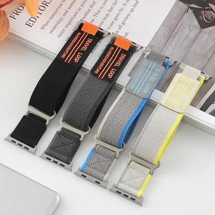 Imagem de Pulseiras Para Apple Watch De 44mm, 45mm E 49mm, Bracelete Trail Loop Compatível Com Série 9, 8 E 2