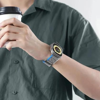 Imagem de Pulseiras Para Apple Watch De 44mm, 45mm E 49mm, Bracelete Trail Loop Compatível Com Série 9, 8 E 2