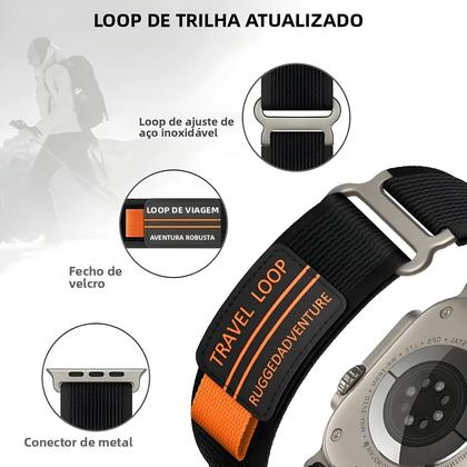 Imagem de Pulseiras Para Apple Watch De 44mm, 45mm E 49mm, Tipo Trail Loop, Compatíveis Com as Séries 9, 8 E