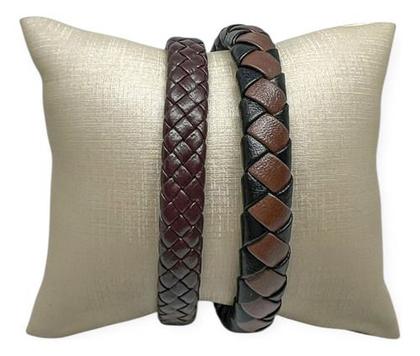 Imagem de Pulseiras Paragon Masculinas Premium Kit C/2 Fecho Metálico