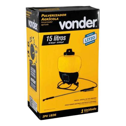 Imagem de Pulverizador Agrícola Bateria 18 V, 15 Litros Pv 1836 Vonder, sem Bateria
