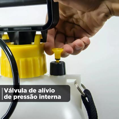 Imagem de Pulverizador Borrifador 5 Litros Com Compressão Prévia Jato Regulável Vonder