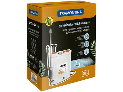Imagem de Pulverizador Costal Elétrico Tramontina 20 Litros Bateria Recarregável