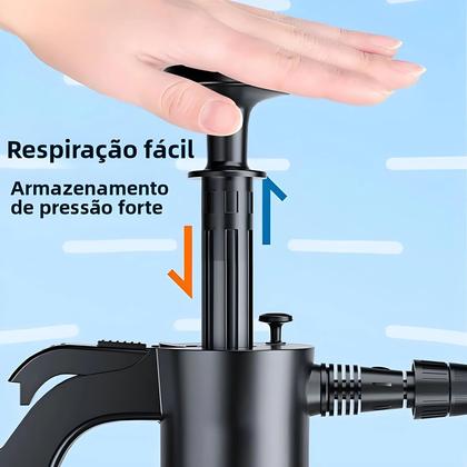 Imagem de Pulverizador de Espuma com Bomba Manual (2L) - 3 Tipos de Bico para Lavagem de Carros