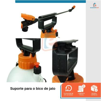 Imagem de Pulverizador Lateral Manual com Reservatório 5 Litros Jato Regulável Starfer e Intech