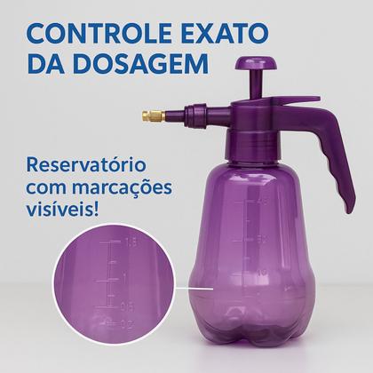 Imagem de Pulverizador Manual 1.5l Com Gatilho De Pressão Roxo