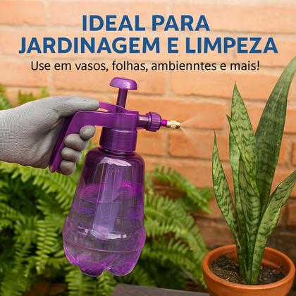 Imagem de Pulverizador Manual 1.5l Com Gatilho De Pressão Roxo