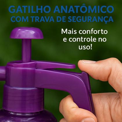 Imagem de Pulverizador Manual 1.5l Com Gatilho De Pressão Roxo