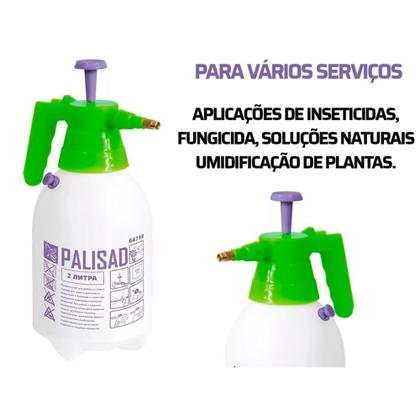 Imagem de Pulverizador Manual 2 Litros Com Válvula Segurança Palisad