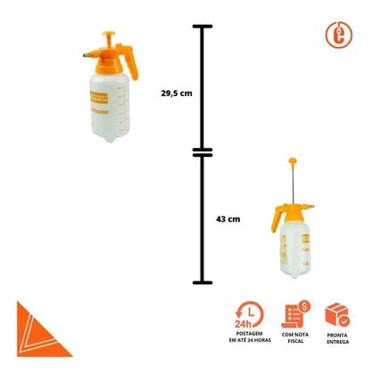 Imagem de Pulverizador Manual Compressão Prévia 1,2 Litros Borrifador Jardim Água