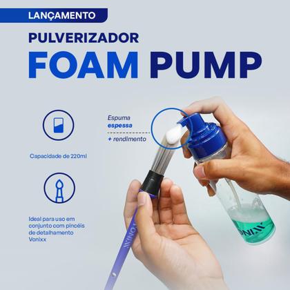 Imagem de Pulverizador Mini Gerador de Espuma Snow Pump Foam 220ml Vonixx