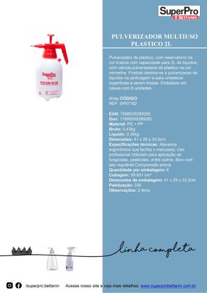 Imagem de Pulverizador Multiuso 2L Compressão Prévia Superpro Bettanin