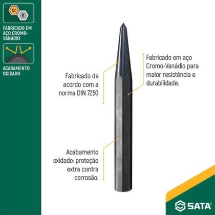 Imagem de Punção de Centro 4mm x 100mm ST90810G - SATA