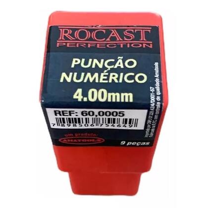 Imagem de Punção Numérica 4MM - Rocast 60,0005