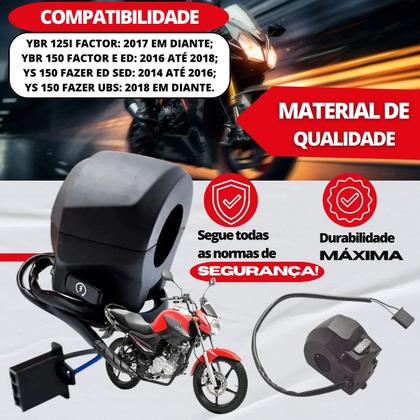 Imagem de Punho Interruptor De Partida Fazer 150 Ybr Factor 125 150