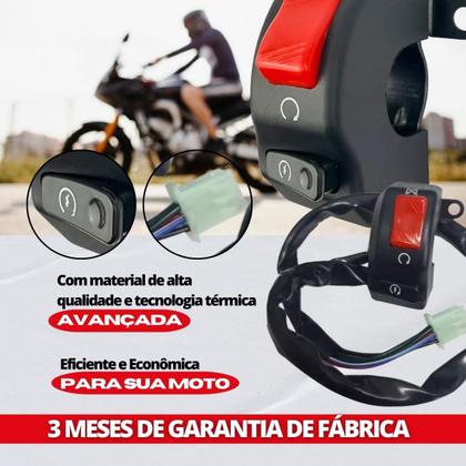 Imagem de Punho Interruptor De Partida Fazer 250 Fz25 2018 Em Diante