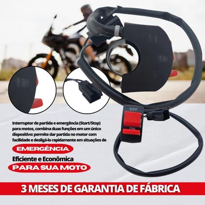 Imagem de Punho Interruptor De Partida Nxr 150 Bros Ks 2006 2007 2008