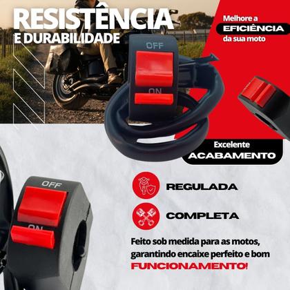 Imagem de Punho Interruptor De Partida Nxr 150 Bros Ks 2006 2007 2008