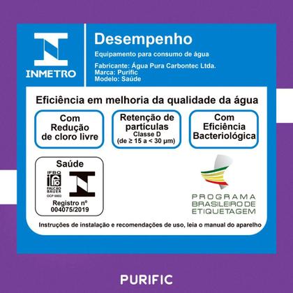 Imagem de Purific Alcalinum 10 Litros para Bebedouro  Água Alcalina