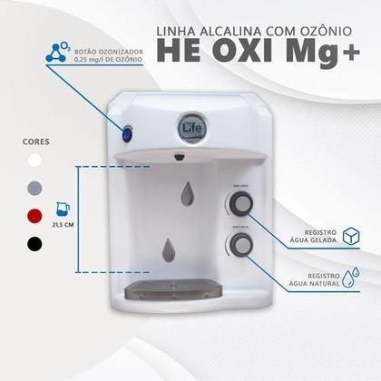 Imagem de Purificador Água Alcalina Ionizada Ozônio E Magnésio Mg+ Cor Branco 127v