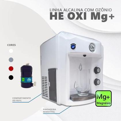 Imagem de Purificador Água Alcalina Ionizada Ozônio E Magnésio Mg+ Cor Branco 127v