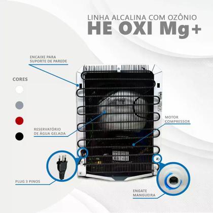 Imagem de Purificador de Água Alcalina Ionizada com Magnésio e Ozônio MG  Top Life